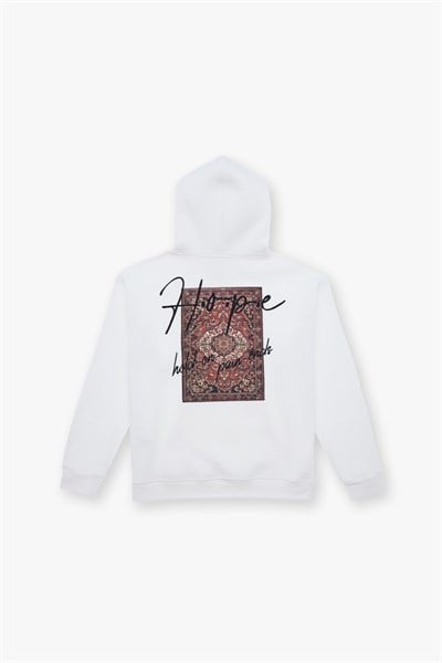 Hope Oversize Sweatshirt Kadın Ekru
