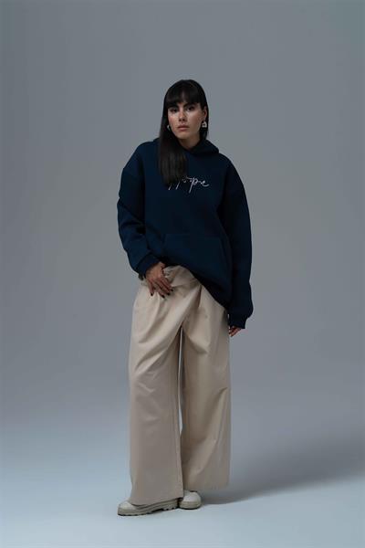 Hope Oversize Sweatshirt Kadın İndigo