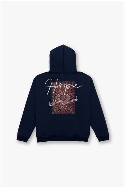 Hope Oversize Sweatshirt Kadın İndigo