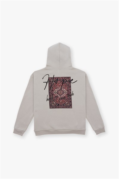 Hope Oversize Sweatshirt Kadın Stone