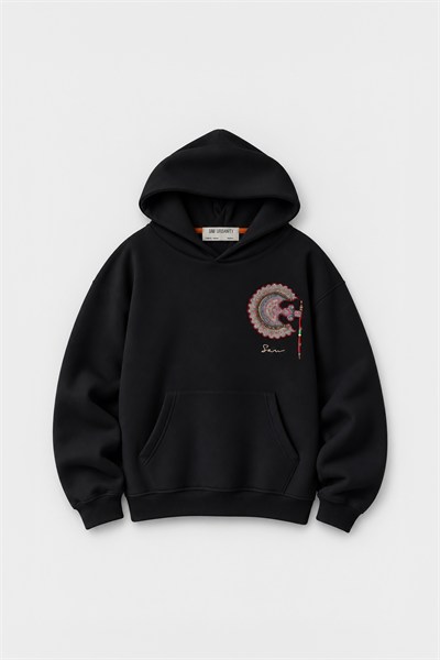 Imperial Relic Oversize Erkek Sweatshirt Siyah