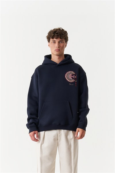 Imperial Relic Oversize Erkek Sweatshirt Lacivert