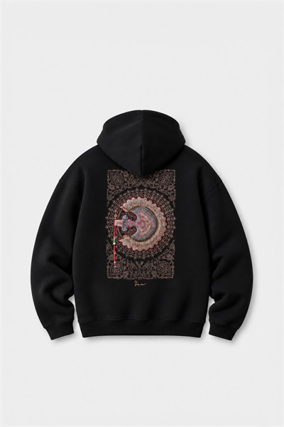 Imperial Relic Oversize Erkek Sweatshirt Siyah
