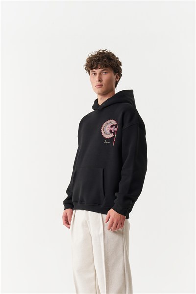 Imperial Relic Oversize Erkek Sweatshirt Siyah
