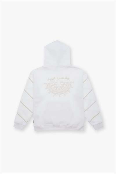 Inner Flow Oversize Sweatshirt Erkek Ekru