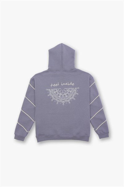 Inner Flow Oversize Sweatshirt Erkek Gri