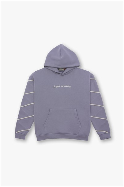 Inner Flow Oversize Sweatshirt Erkek Gri