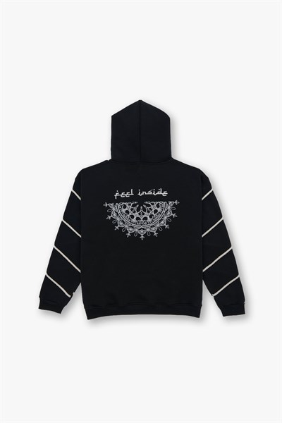 Inner Flow Oversize Sweatshirt Erkek Siyah