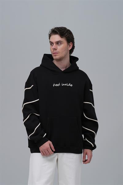 Inner Flow Oversize Sweatshirt Erkek Siyah