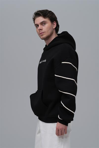 Inner Flow Oversize Sweatshirt Erkek Siyah