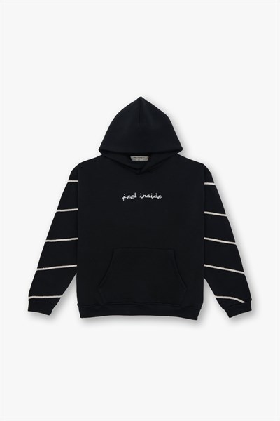 Inner Flow Oversize Sweatshirt Erkek Siyah