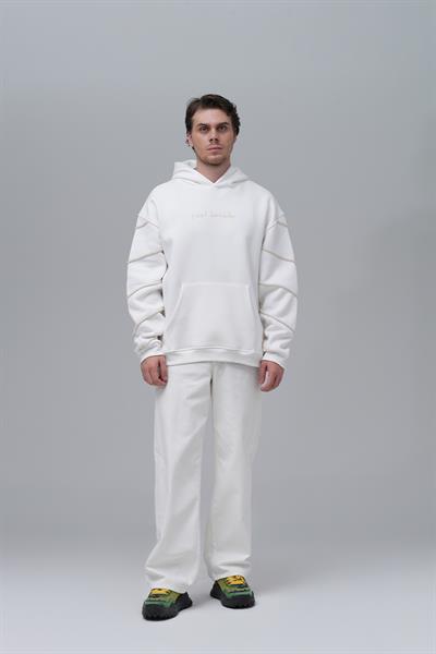 Inner Flow Oversize Sweatshirt Erkek Ekru