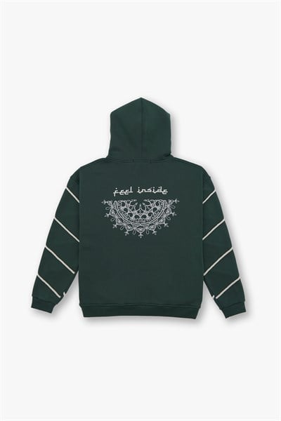Inner Flow Oversize Sweatshirt Erkek Yeşil
