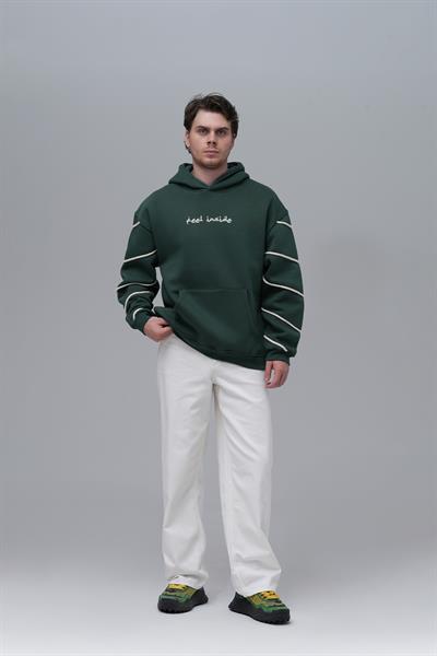 Inner Flow Oversize Sweatshirt Erkek Yeşil