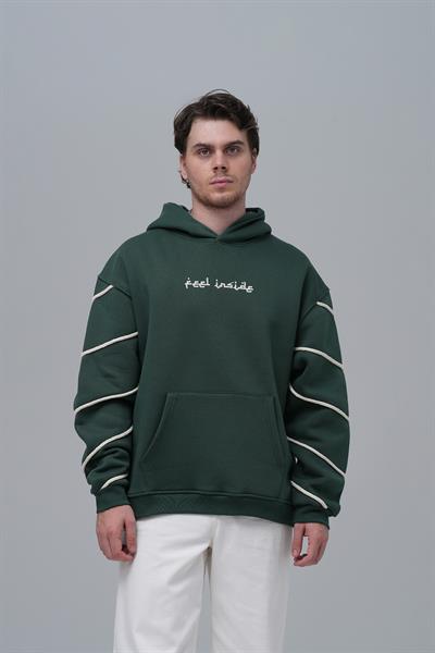 Inner Flow Oversize Sweatshirt Erkek Yeşil
