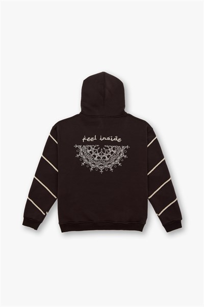 Inner Flow Oversize Sweatshirt Kadın Kahverengi