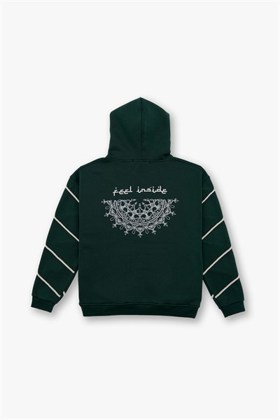 Inner Flow Oversize Sweatshirt Kadın Yeşil