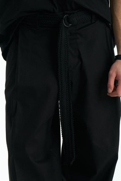Kairo Relaxed Fit Erkek Pantolon Siyah