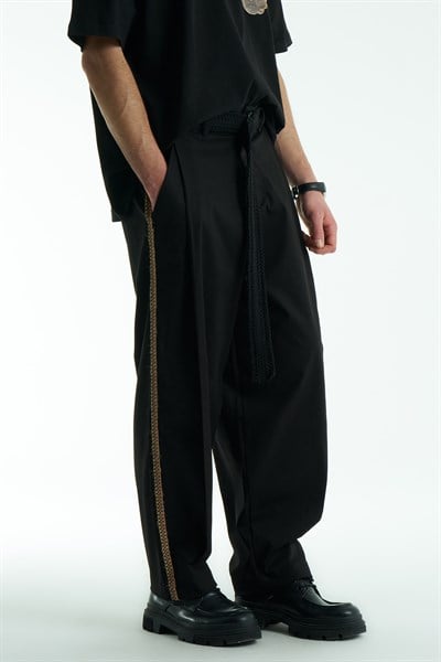Kairo Relaxed Fit Erkek Pantolon Siyah