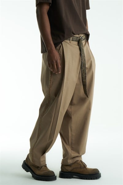 Kairo Relaxed Fit Erkek Pantolon Vizon