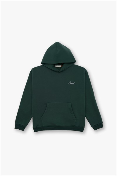 Loneliness Is a Choice Oversize Sweatshirt Kadın Yeşil