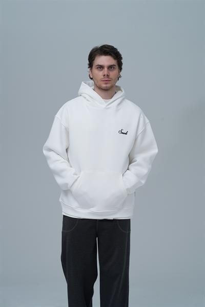 Loneliness Is a Choice Oversize Sweatshirt Erkek Ekru