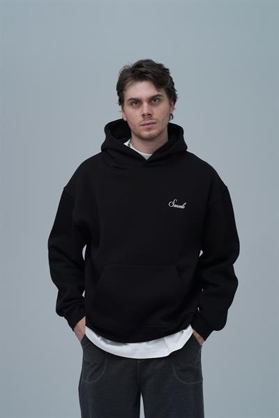 Loneliness Is a Choice Oversize Sweatshirt Erkek Siyah