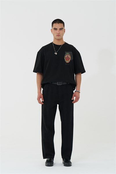 Loomline Relaxed Fit Erkek Pantolon Siyah