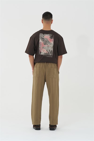 Loomline Relaxed Fit Erkek Pantolon Vizon