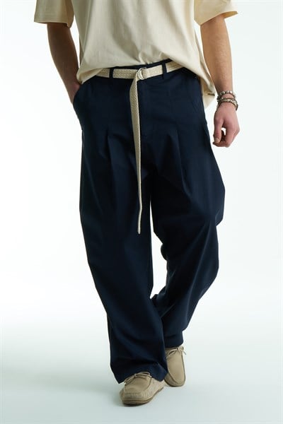 Marlo Relaxed Fit Erkek Pantolon Lacivert