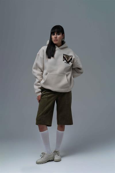 Memories Never Die Oversize Sweatshirt Kadın Stone