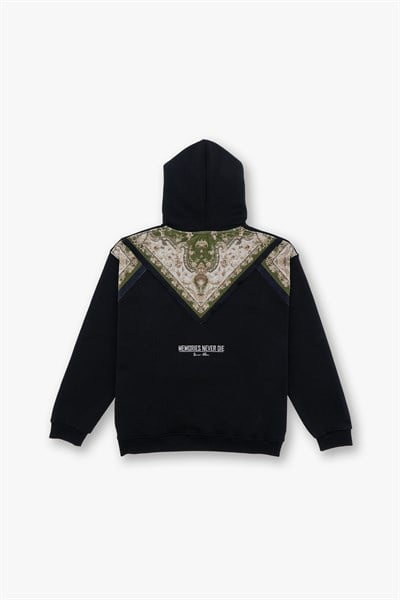 Memories Never Die Oversize Sweatshirt Kadın Siyah