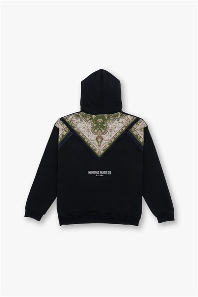Memories Never Die Oversize Sweatshirt Erkek Siyah