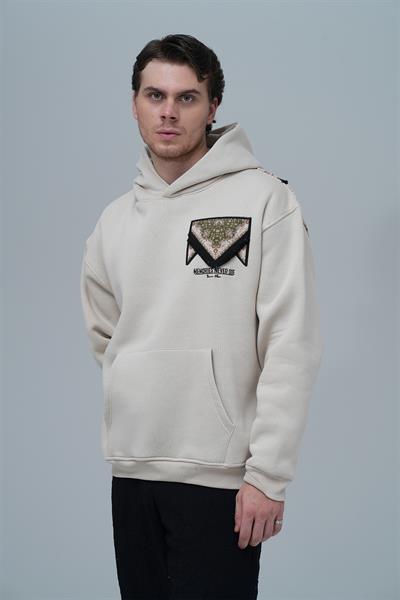 Memories Never Die Oversize Sweatshirt Erkek Stone