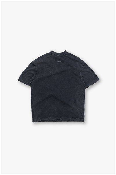 New Era Oversize Tişört Erkek Siyah