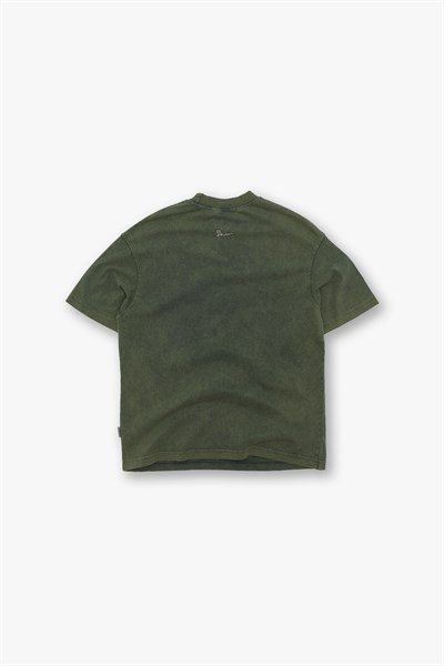 New Era Oversize Tişört Erkek Yeşil