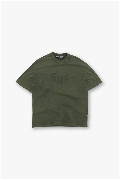 New Era Oversize Tişört Erkek Yeşil