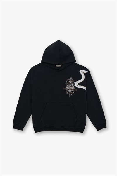 Nothing to Lose Oversize Sweatshirt Erkek Siyah