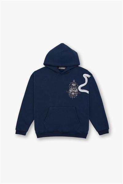 Nothing to Lose Oversize Sweatshirt Erkek İndigo