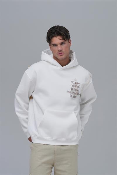 Nothing to Lose Oversize Sweatshirt Erkek Ekru