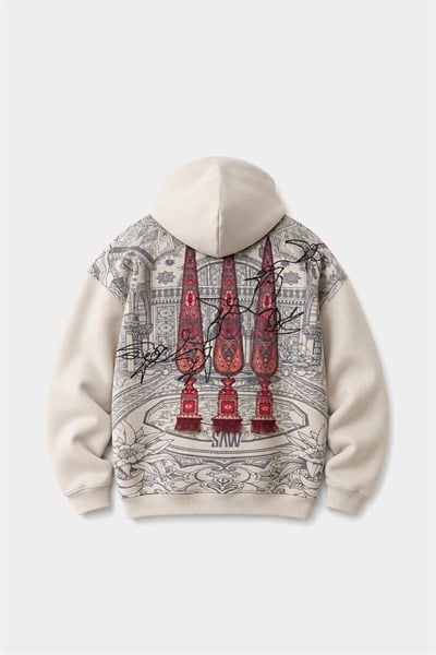 Oriental Legacy Oversize Erkek Sweatshirt Stone