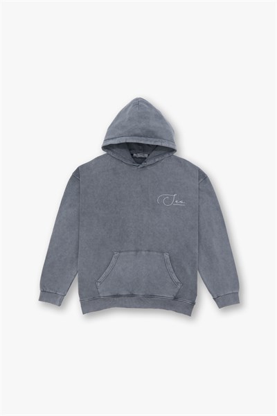 Paradox Oversize Sweatshirt Erkek Füme