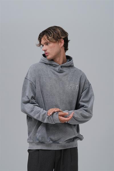 Paradox Oversize Sweatshirt Erkek Füme
