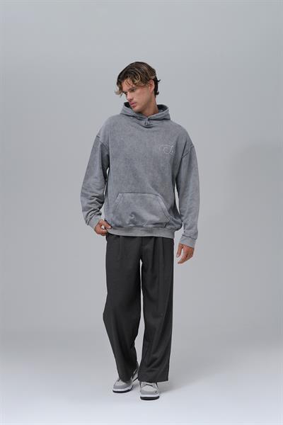 Paradox Oversize Sweatshirt Erkek Füme