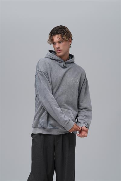 Paradox Oversize Sweatshirt Erkek Füme