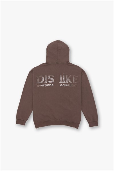 Paradox Oversize Sweatshirt Erkek Kahverengi