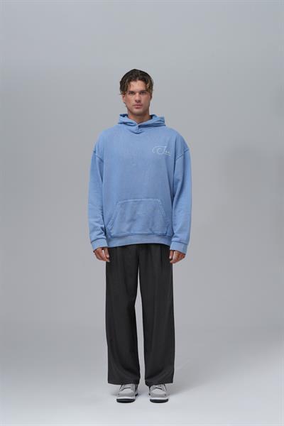 Paradox Oversize Sweatshirt Erkek Mavi