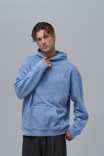 Paradox Oversize Sweatshirt Erkek Mavi