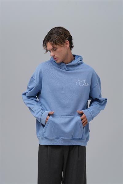 Paradox Oversize Sweatshirt Erkek Mavi