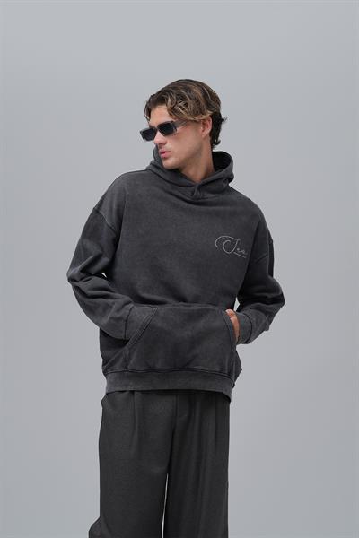 Paradox Oversize Sweatshirt Erkek Siyah